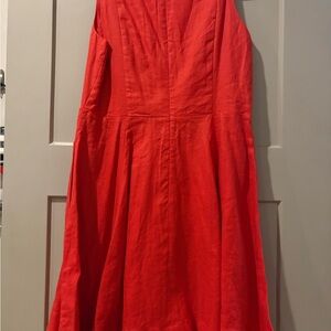 Boden Red Midi Dress